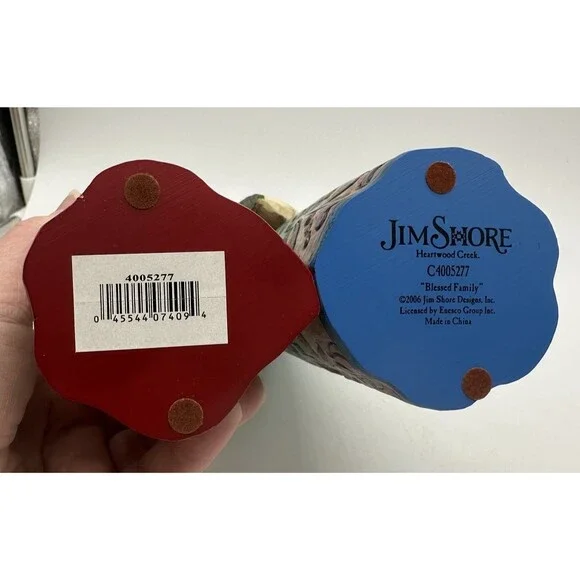 2006 Jim Shore Blessed Family Figurine 4005277 Holy Family with Box - Picture 15 of 16